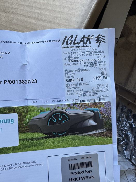 Robot koszący Gardena Sileno Minimo 500 (15202-32)