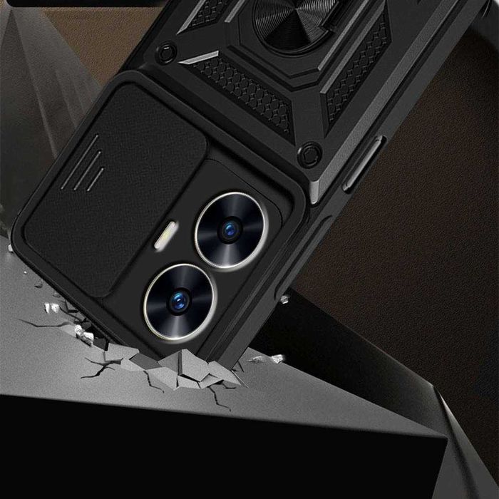 Etui Pancerne do Xiaomi Realme C55 + Szkło Hartowane