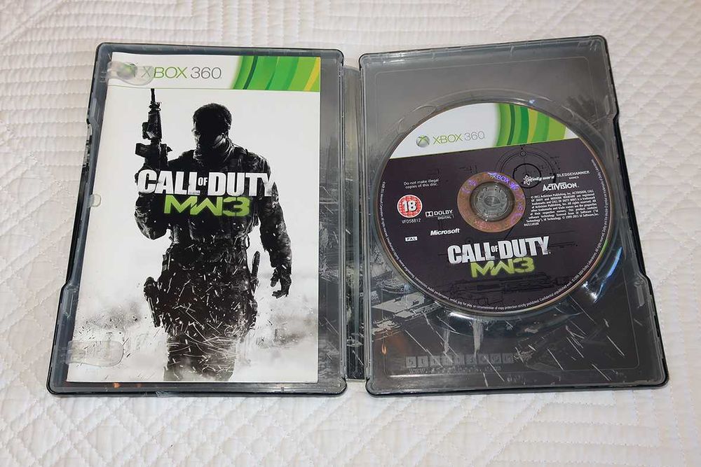 Jogos Call of Duty Xbox 360 ed. especial steelbox