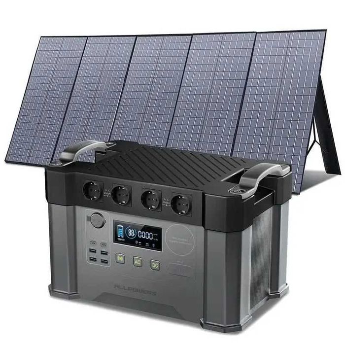 Портативна електростанція ALLPOWERS S2000 PRO 2400Вт, 1500Вт⋅год