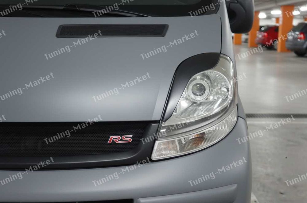 Реснички на фары Renault Megane 3, Trafic, Тюнинг накладки для Рено Меган 3, Трафик