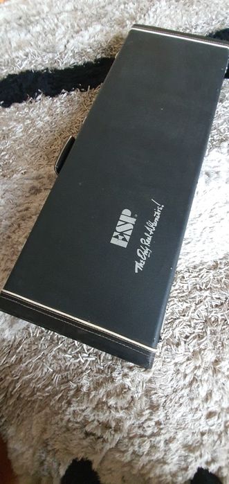 Guitarra ESP KH-3 Kirk Hammett [1990s] || Quase perfeita preservação |