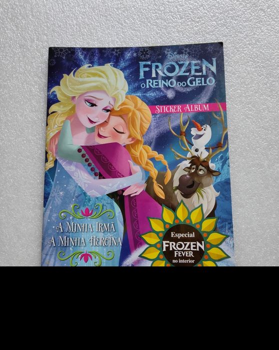 Caderneta de cromos vazia Frozen - O reino do gelo