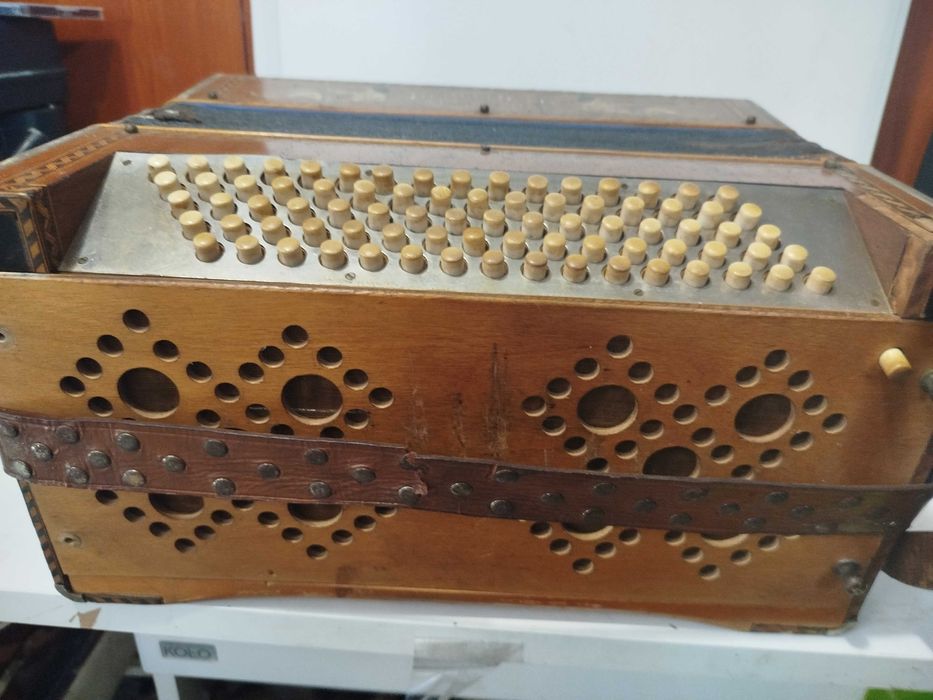 Akordeon guzikowy Heligonka Herfeld & comp antyk Continental ? 1927 ?