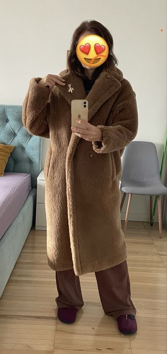 Шубка teddy MM, колір camel