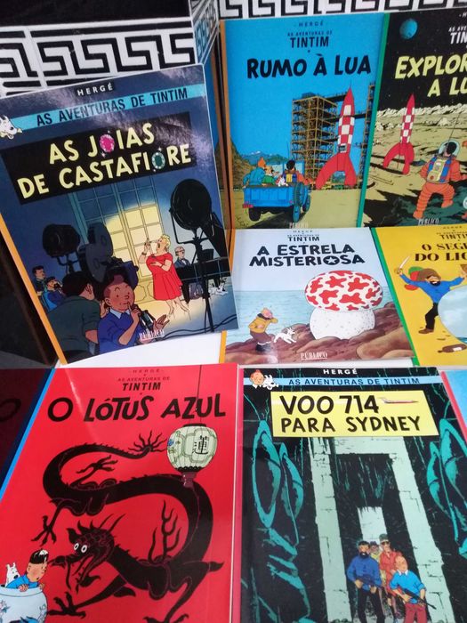 Livros da Colecção - As aventuras de Tintim ( Hergé )