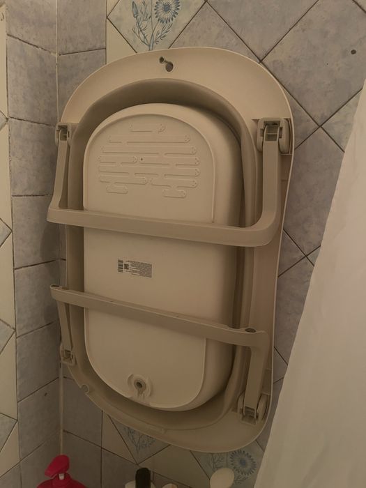 Дитяча розкладна ванна з матрасом