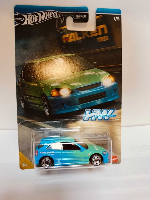 Hot Wheels '99 Honda Civic Type R EK9