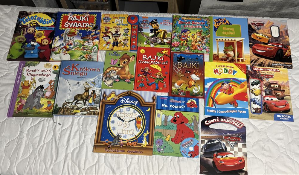 Zestaw ksiazek i bajek dla dzieci