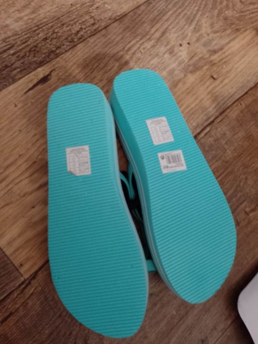 Klapki letnie na platformie 40/41, nowe