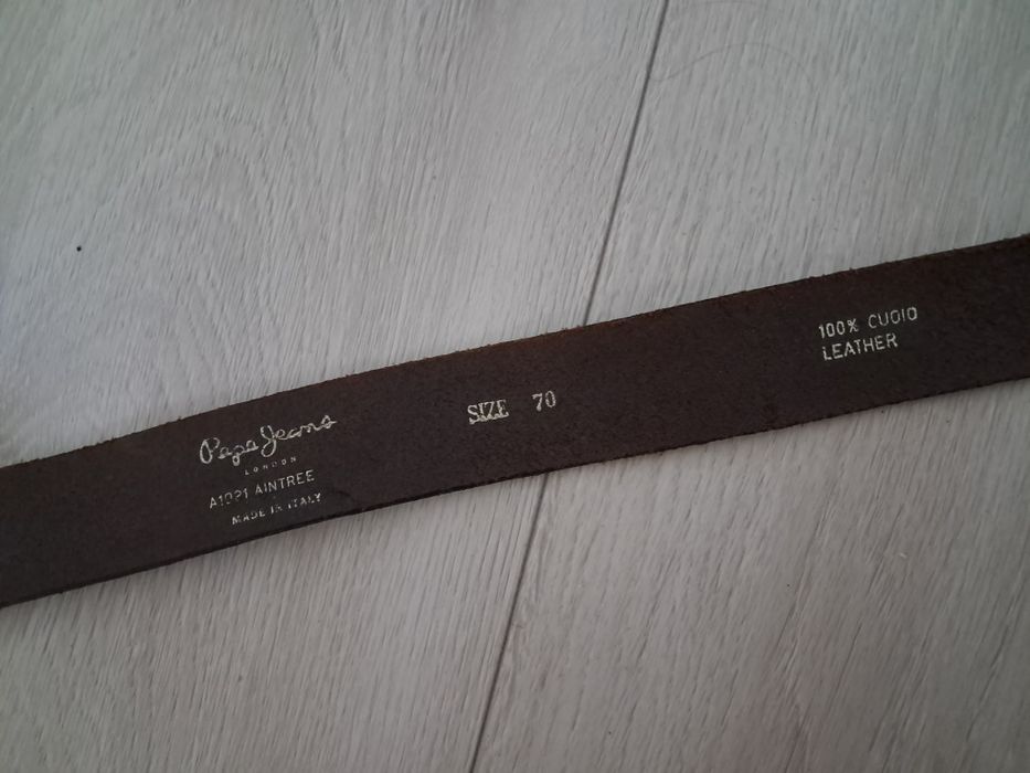 Шкіряний вінтажний пасок pepe jeans ,ремень
