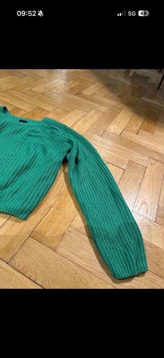 Sweter zielony sinsay