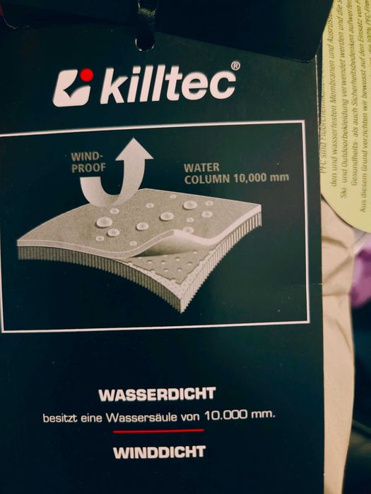 Killtec kurtka wiatrówka softshell dziecko 140 przeciwdeszczowa