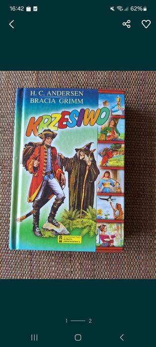 Jak nowa ksiazka Krzesiwo Andersen + GRATIS