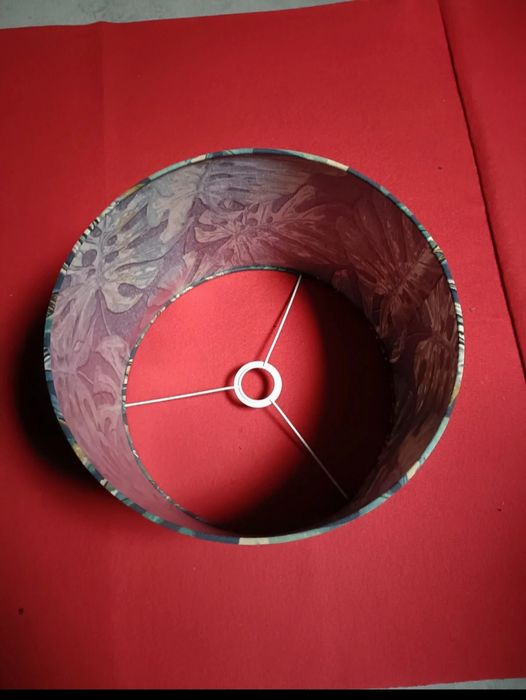 Abatjour azul e verde