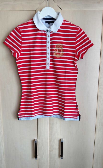 Damska śliczna koszulka polo Tommy Hilfiger.