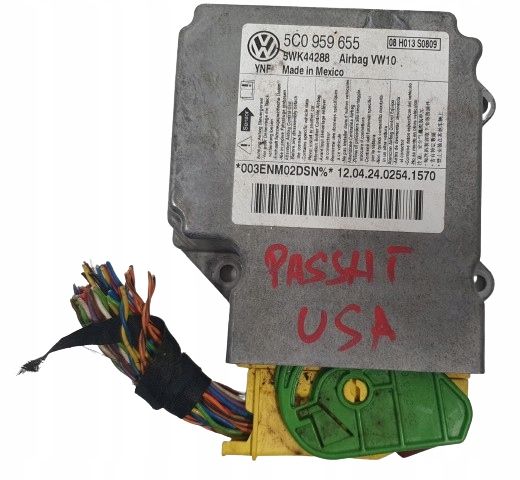 Vw Passat B7 Usa 11-16 2.5B Moduł Sterownik Poduszek Powietrznych Airbag