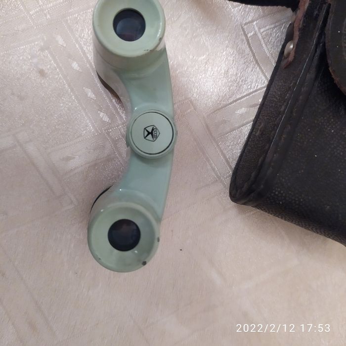 бинокль театральный, салатовый, 2.5 увеличение