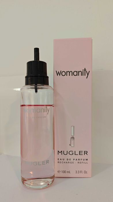 Thierry Mugler Womanity Perfumy Różowe 100 ml 90 ml Refill