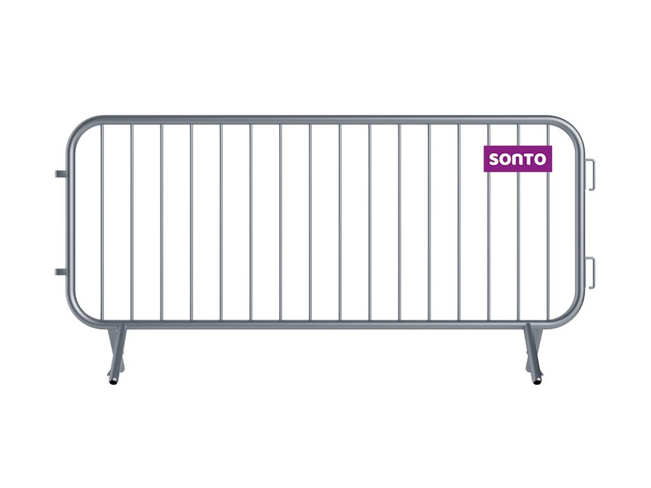 Barierka tymczasowa 2,3 m  - owalna- Wrocław i okolica