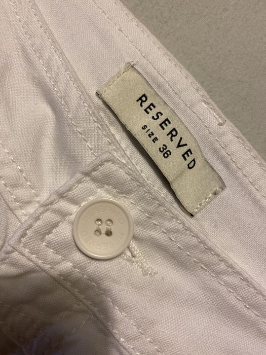Spodnie białe Reserved rozmiar 38
