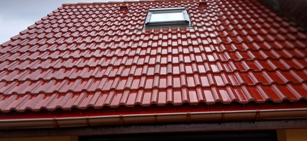 Mycie dachu, elewacji