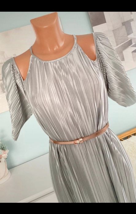 Sukienka L, plisowana