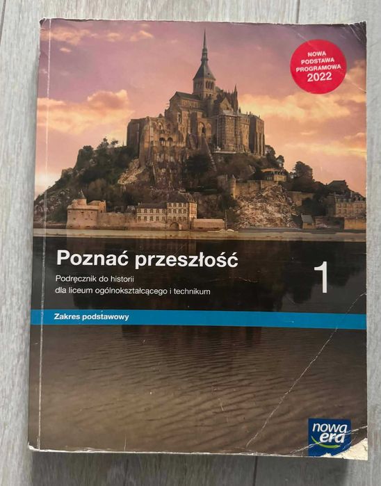 Podręcznik do klasy 1 szkoły średniej - historia Nowa Era.