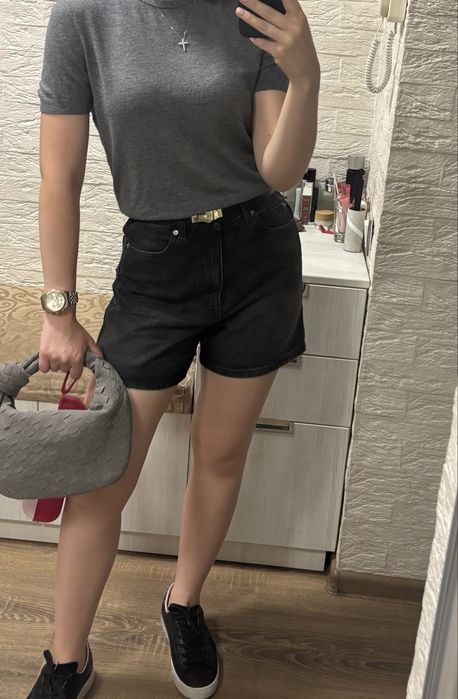 Джинсові шорти від zara