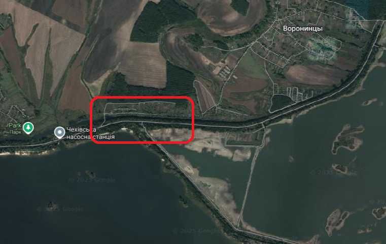 Продаж земельної ділянки 1,1024 га в с.Воронинці