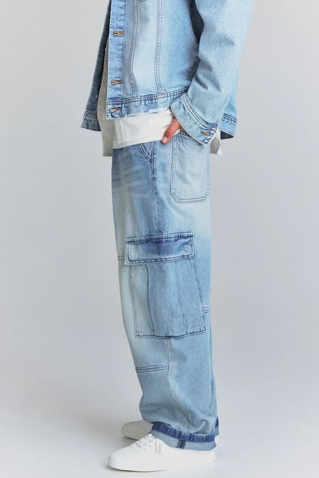 Dżinsy Loose Fit Straight Leg H&M