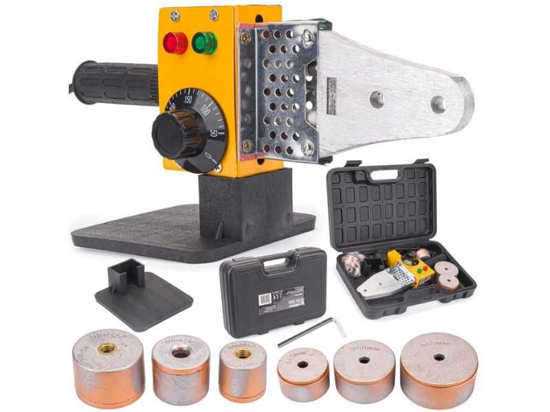 Zgrzewarka do rur PCV PP 1500W 20-63mm 6 matryc walizka SOLIDNA NOWA!!