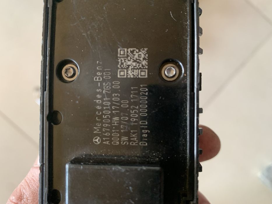 Блок кнопок склопідйомника (склопідіймач ,кнопки) Mercedes  Мерседес
