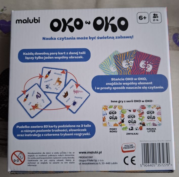 Gra oko w oko z czytaniem