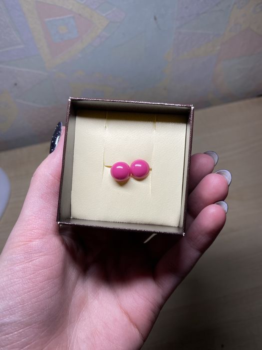 Сережки, гвоздики 5 пар