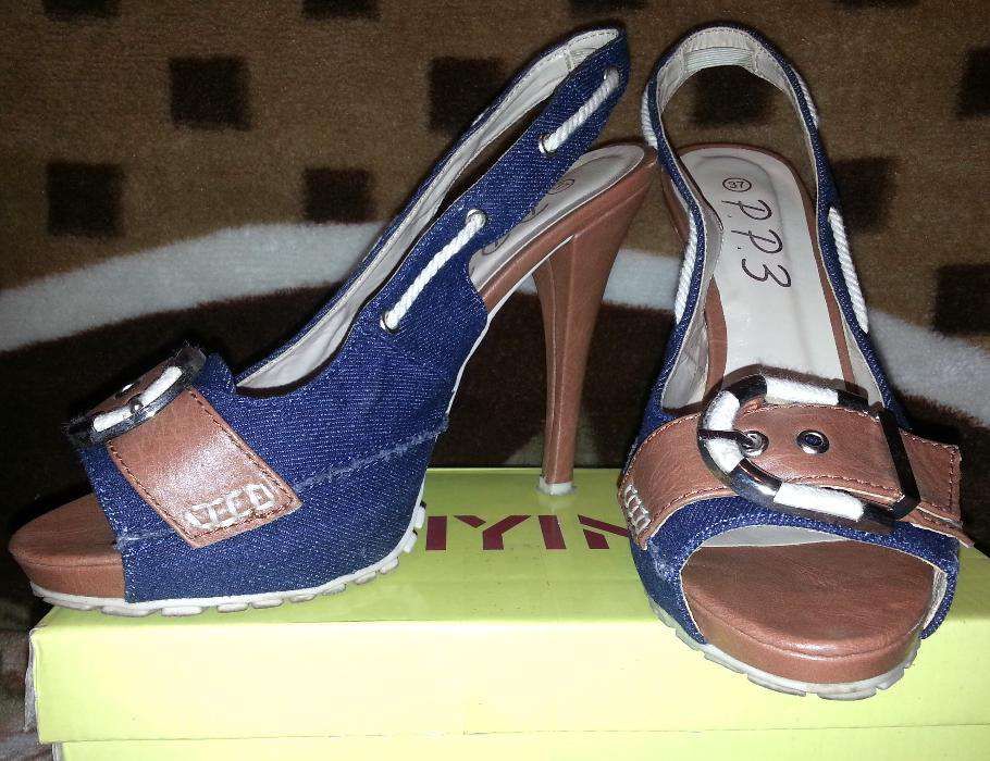 Босоножки / туфли джинсовые. Секси!