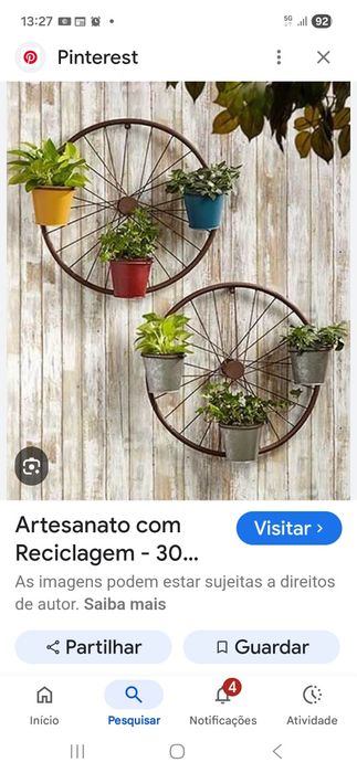 Roda de Bicicleta para Decoração