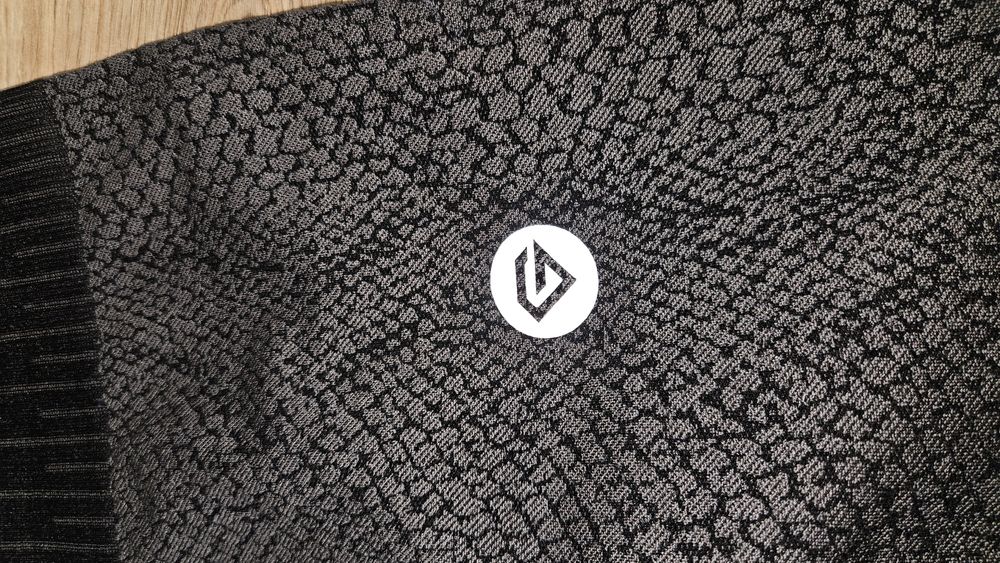 Gym Glamour legginsy grafitowe XS | wężowy print | nowe
