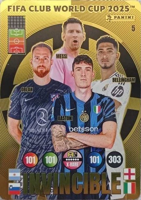 Panini  ADRENALYN XL  Club World Cup 25 / Mundial de Clubes 25