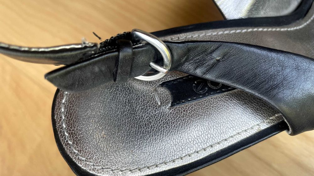 Sandały skóra, skórzane firmy  Ecco rozm. 39