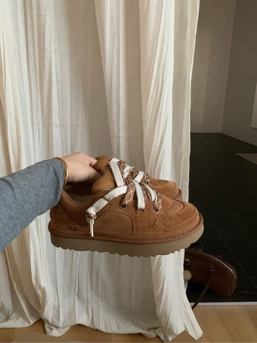 кросівки UGG lo  Lowmel  chestnut угі кроси зимові на хутрі ловмел