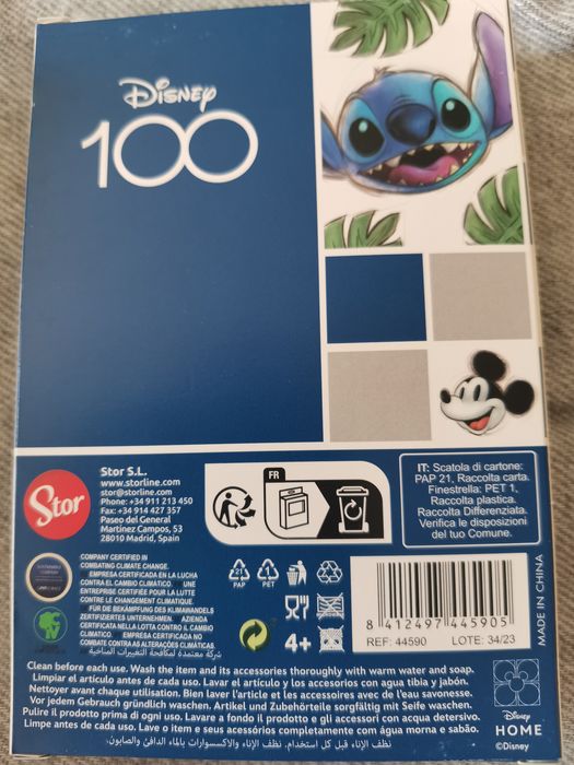 Conjunto talheres infantil Disney 100 anos