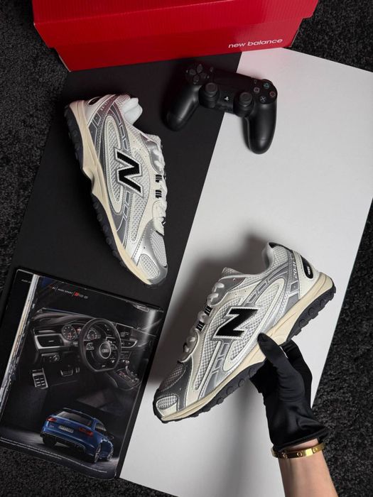 Мужские кроссовки нью беланс New Balance 204L White Metallic Black [41-45]