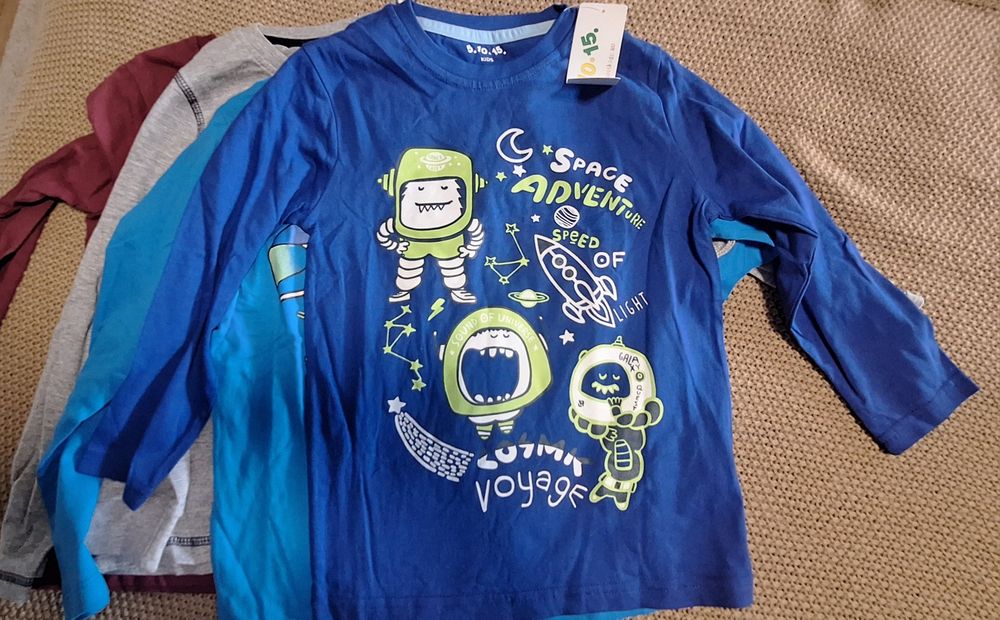 Koszulki rozm 116 nowe