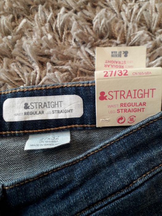 Spodnie jeansy/dżinsy damskie 27/32 H&M