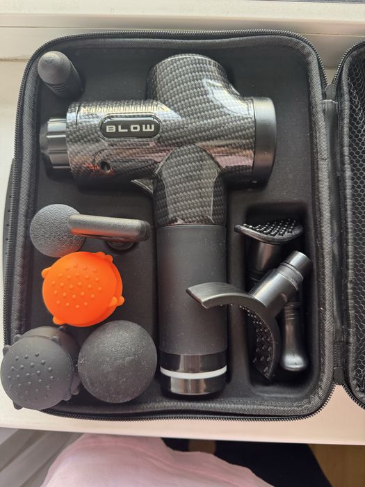 Перкусійний масажер Blow Wave 4000 Black