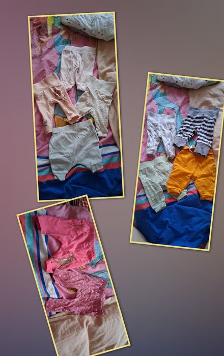 MEGA ZESTAW UBRANEK NIEMOWLĘCYCH 
​Rzmiar 50/56 (Noworodek, 0-3