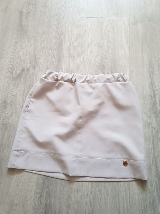 Spódniczka mini szara z kieszeniami L 40