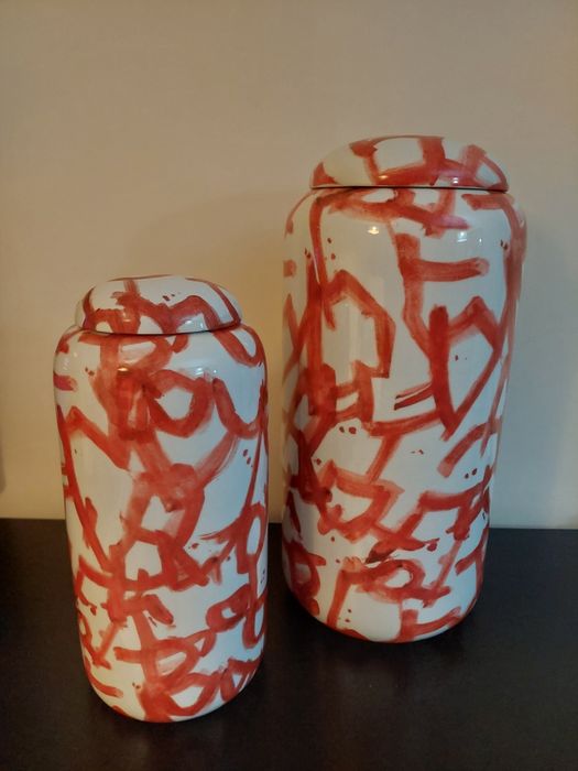 Conjunto de 2  potes