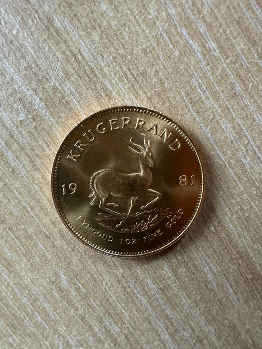 Moeda Krugerrand em ouro

Mais informações por mensagem privad